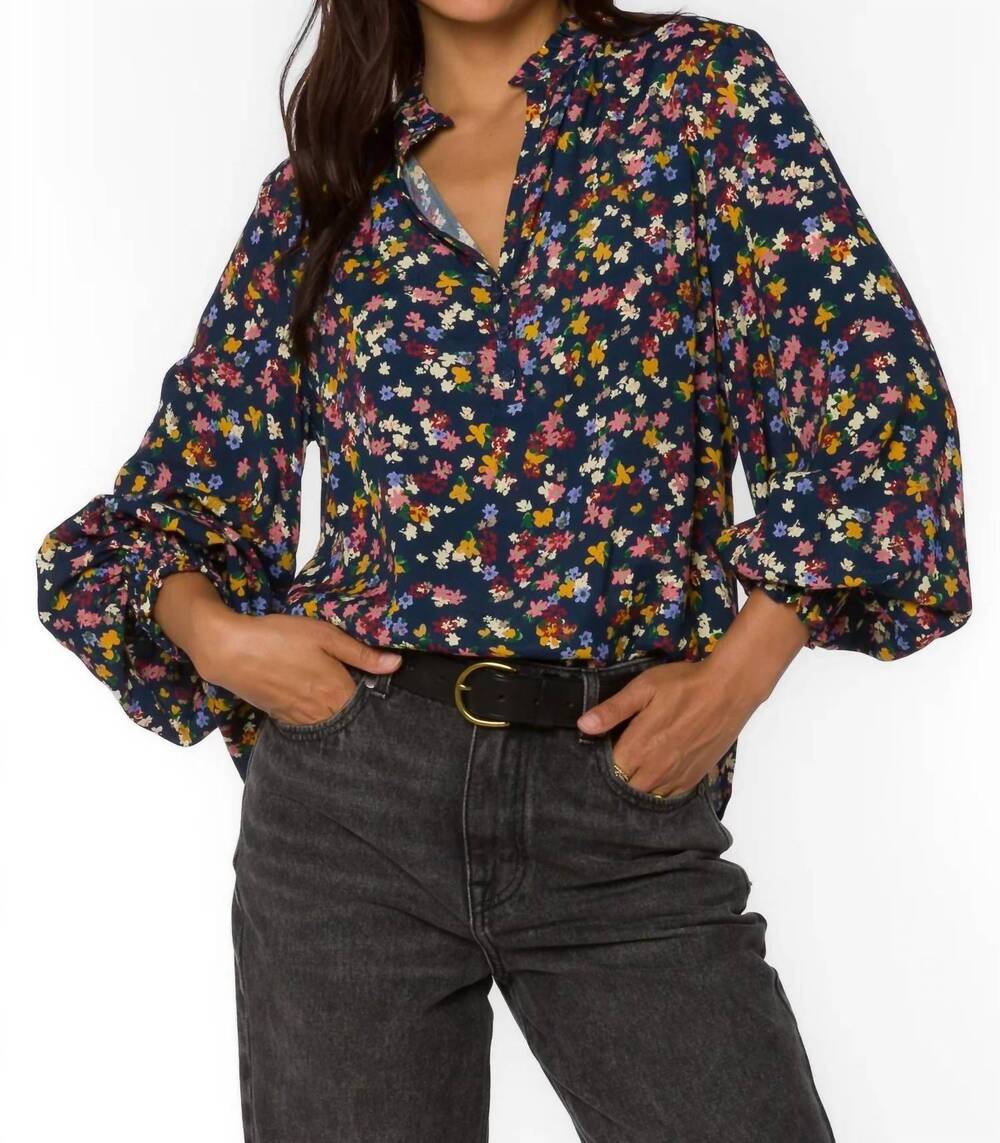 NEW VELVET HEART tessa blouse in multi ditsy floral